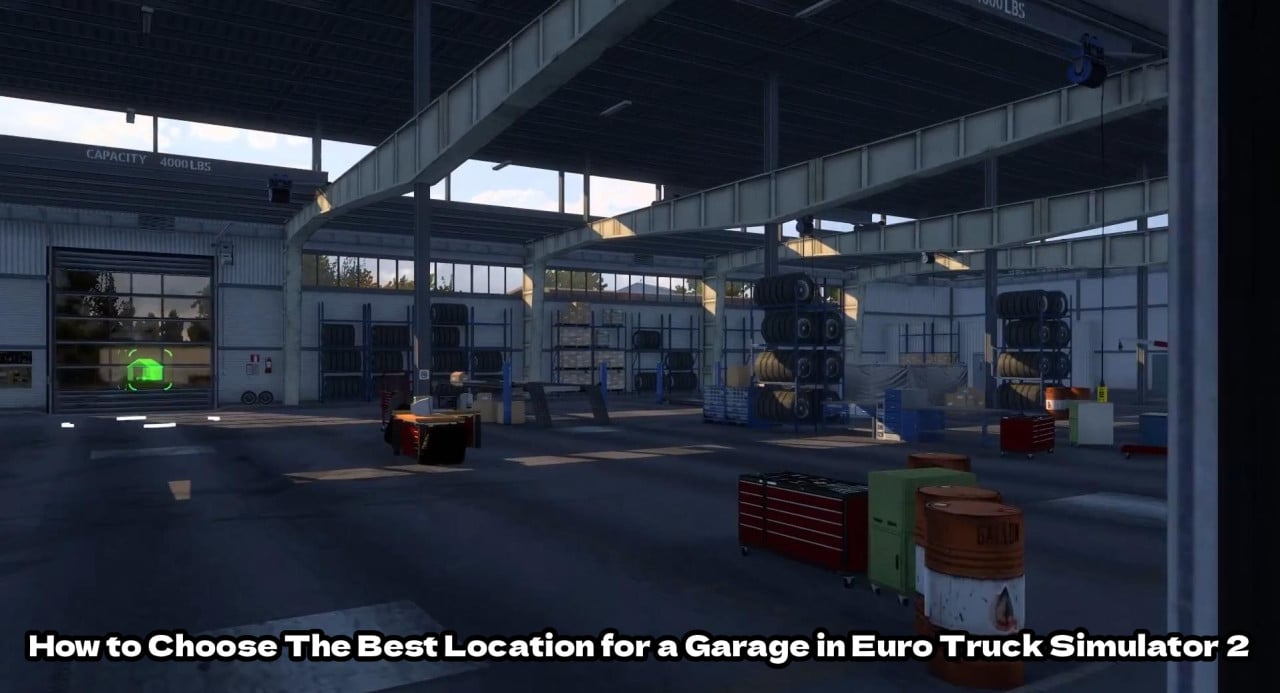 How to Choose The Best Location for a Garage in Euro Truck Simulator 2